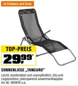 OBI SONNENLIEGE TANGURO Angebot