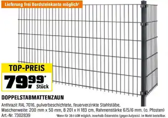 OBI DOPPELSTABMATTENZAUN Angebot