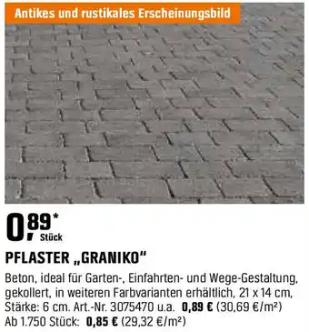 OBI PFLASTER GRANIKO Angebot