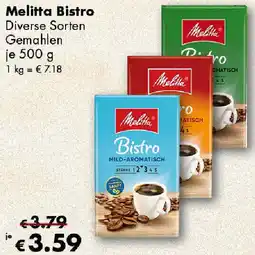 Travel FREE Melitta Bistro 500g Angebot