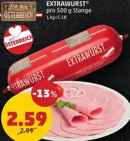 PENNY EXTRAWURST 500g Angebot