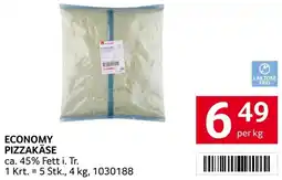 Transgourmet ECONOMY PIZZAKÄSE Angebot