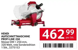 Transgourmet HENDI AUFSCHNITTMASCHINE PROFI LINE 250 Angebot