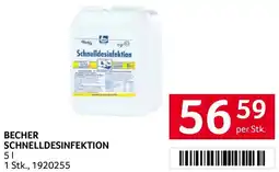 Transgourmet BECHER SCHNELLDESINFEKTION Angebot