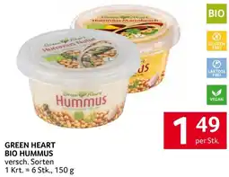 Transgourmet GREEN HEART BIO HUMMUS Angebot
