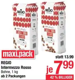 Maximarkt REGIO Intermezzo Rosso Bohne, 1 kg Angebot