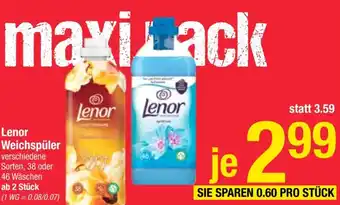 Maximarkt Lenor Weichspüler Angebot