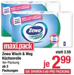 Maximarkt Zewa Wisch & Weg Küchenrolle Angebot