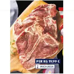 Hofer Beef Royal Rindersteaks mit Knochen T-Bone oder Porterhouse HOFER 650 Gramm Angebot