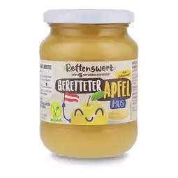Hofer RETTENSWERT Apfelmus mit Zusatzfrucht div. Sorten HOFER 350 Gramm 1 Glas Angebot