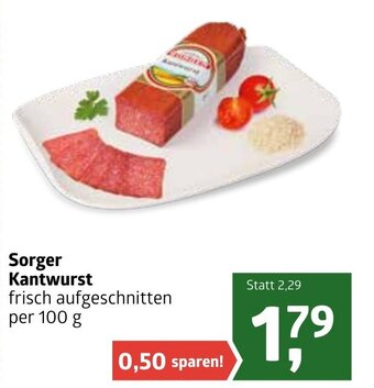 ADEG Sorger Kantwurst 100 g Angebot