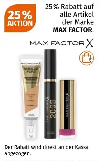 Müller auf alle Artikel der Marke MAX FACTOR Angebot