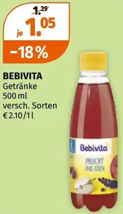 Müller BEBIVITA Getränke 500ml Angebot
