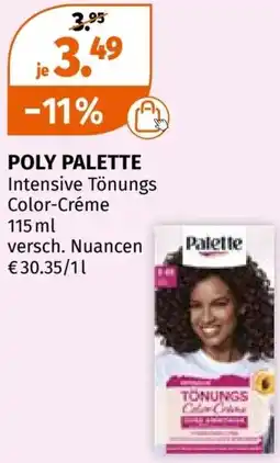 Müller POLY PALETTE Intensive Tönungs Color-Créme 115 ml Angebot