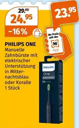 Müller PHILIPS ONE Manuelle Zahnbürste Angebot
