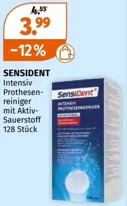 Müller SENSIDENT Intensiv Prothesen- reiniger mit Aktiv- Sauerstoff 128 Stück Angebot