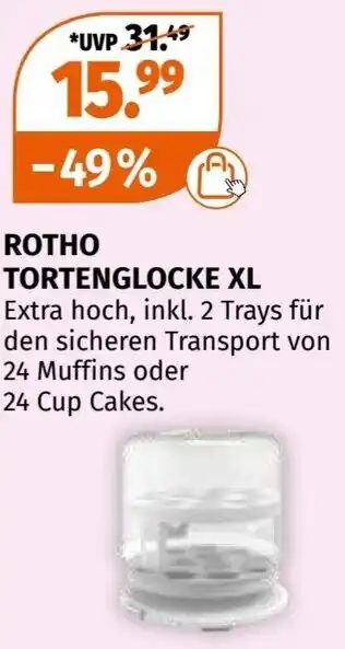 Müller ROTHO TORTENGLOCKE XL Angebot