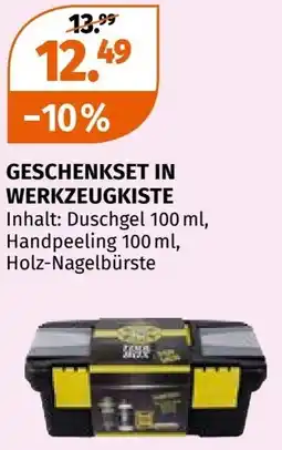 Müller GESCHENKSET IN WERKZEUGKISTE Angebot
