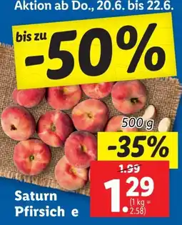 Lidl Saturn Pfirsiche 500g Angebot