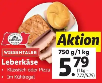 Lidl Leberkäse 750g/1kg Angebot