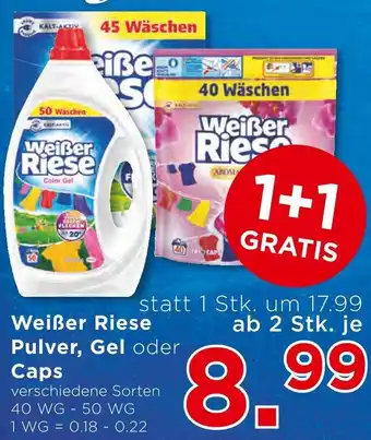 Unimarkt Weißer Riese Pulver, Gel oder Caps Angebot