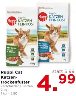 Unimarkt Ruppi Cat Katzen- trockenfutter 2kg Angebot