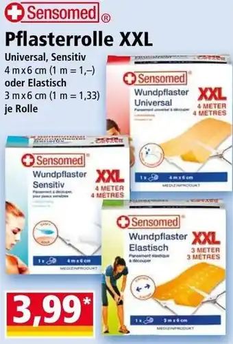 Norma Sensomed Pflasterrolle XXL Angebot