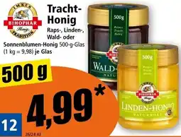 Norma Tracht- Honig Raps-, Linden-, Wald- oder Sonnenblumen-Honig 500-g Angebot