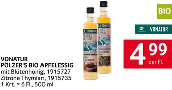 Transgourmet VONATUR PÖLZER'S BIO APFELESSIG 500ml Angebot