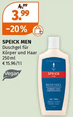 Müller SPEICK MEN Duschgel für Körper und Haar 250 ml Angebot