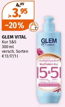 Müller GLEM VITAL Kur 5&5 300ml Angebot