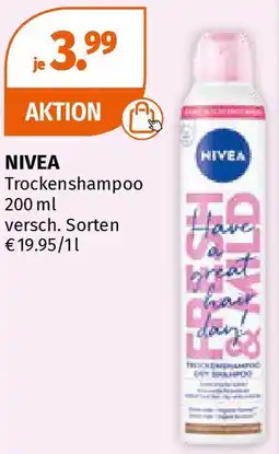 Müller NIVEA Trockenshampoo Angebot