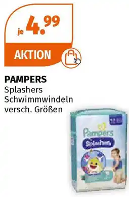 Müller PAMPERS Splashers Schwimmwindeln Angebot