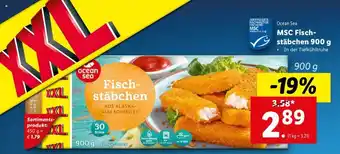 Lidl MSC Fisch-Stäbchen 900g Angebot