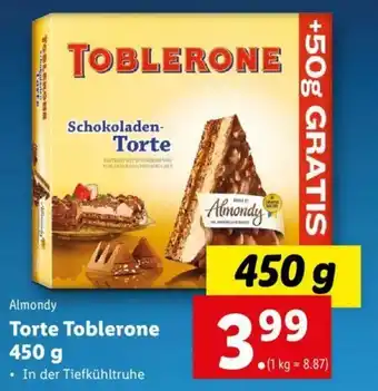 Lidl Torte Toblerone 450g Angebot
