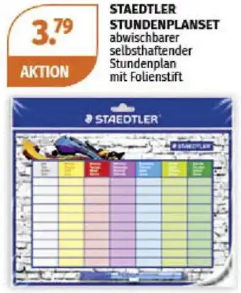 Müller STAEDTLER STUNDENPLANSET Angebot