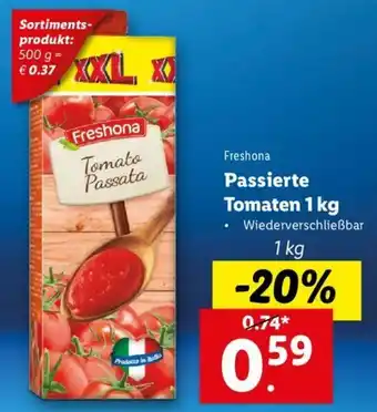 Lidl Passierte Tomaten 1 Kg Angebot