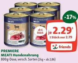 Fressnapf PREMIERE MEATI Hundenahrung 800g Angebot