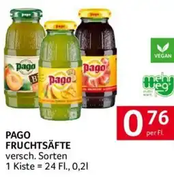 Transgourmet PAGO FRUCHTSÄFTE Angebot