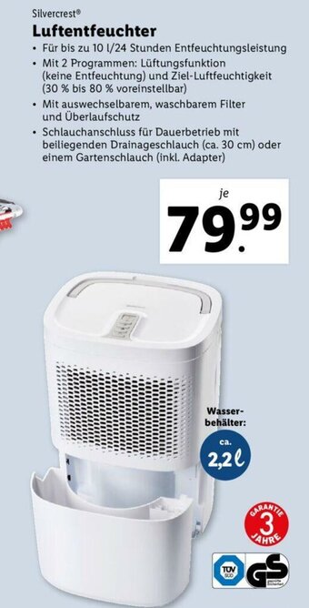 Lidl Luftentfeuchter Angebot