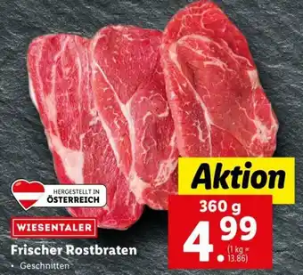 Lidl Frischer Rostbraten 360g Angebot