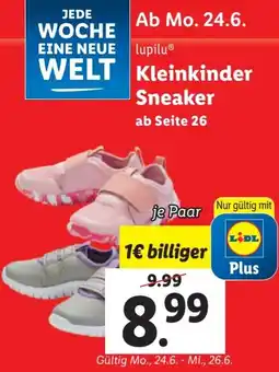 Lidl Kleinkinder Sneaker Angebot