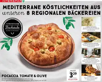 Interspar FOCACCIA TOMATE & OLIVE Angebot