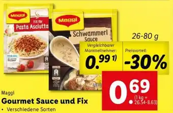 Lidl Gourmet Sauce Und Fix 26-80g Angebot