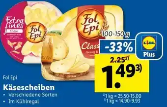 Lidl Käsescheiben 100-150g Angebot