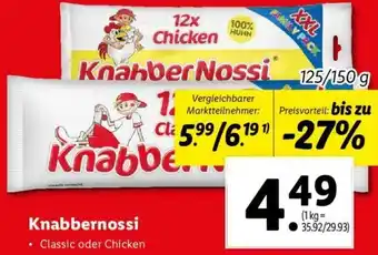 Lidl Knabbernossi 150/150g Angebot