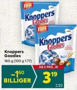 Billa Knoppers Goodies 180g Angebot