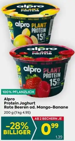 Billa Alpro Protein Joghurt Rote Beeren od. Mango-Banane 200g Angebot
