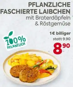 Billa PFLANZLICHE FASCHIERTE LAIBCHEN Angebot
