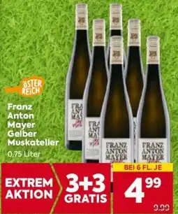 Billa Franz Anton Mayer Gelber Muskateller 0,75 Liter Angebot